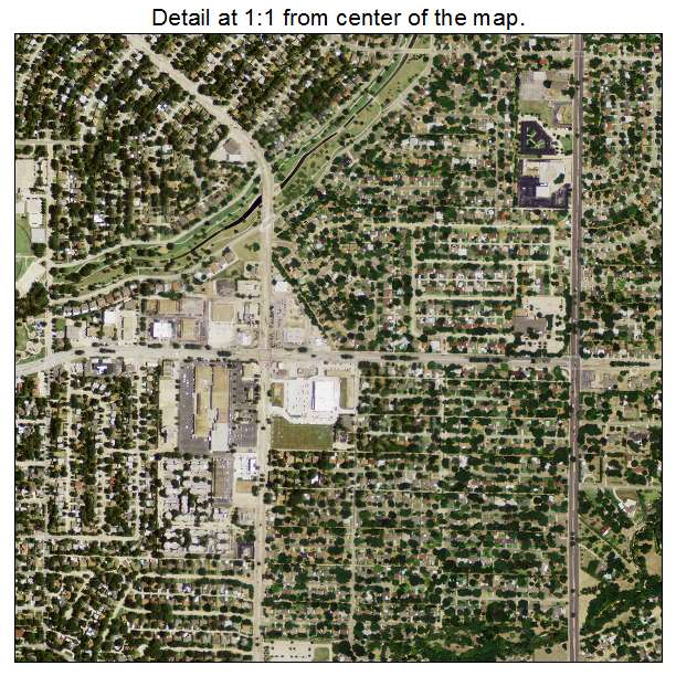 Farmers Branch, Texas aerial imagery detail