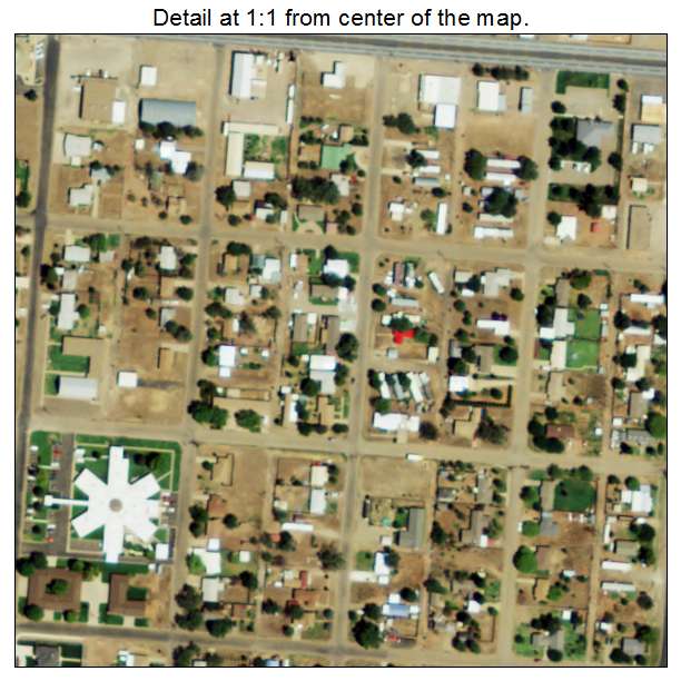 Farwell, Texas aerial imagery detail