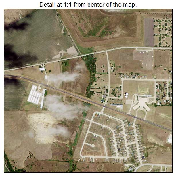 Ferris, Texas aerial imagery detail