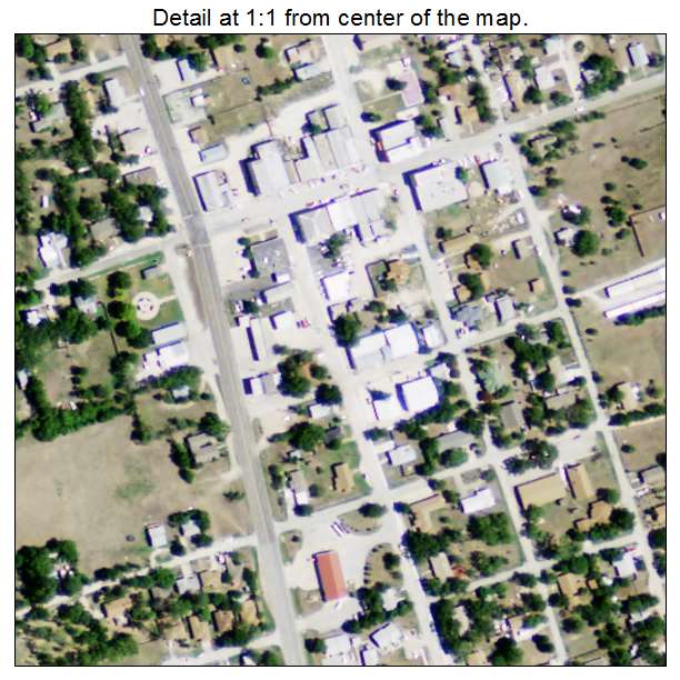 Florence, Texas aerial imagery detail