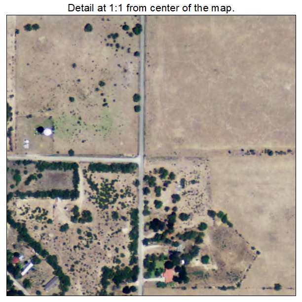 Flowella, Texas aerial imagery detail