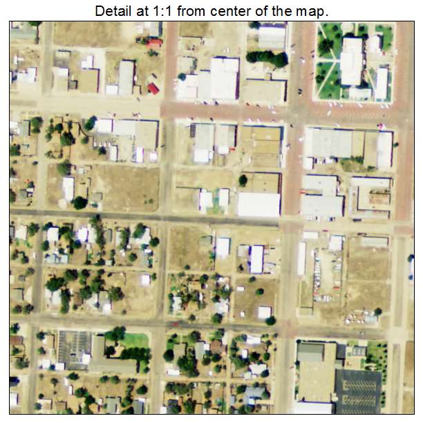 Floydada, Texas aerial imagery detail