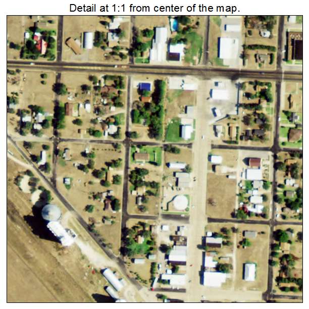 Follett, Texas aerial imagery detail