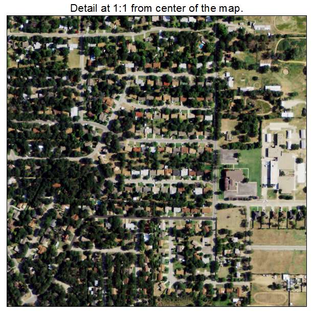 Forest Hill, Texas aerial imagery detail