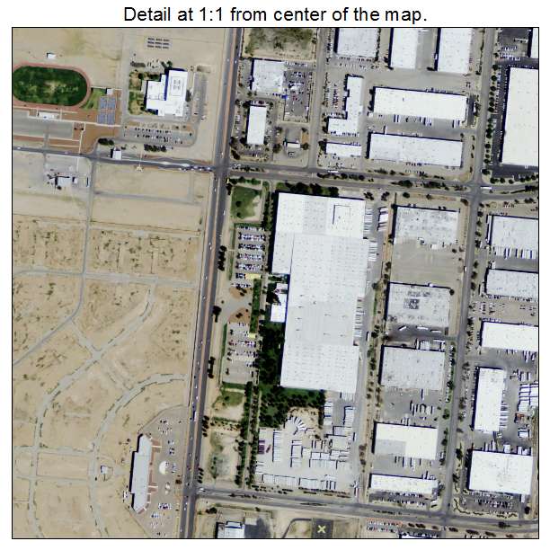 Fort Bliss, Texas aerial imagery detail