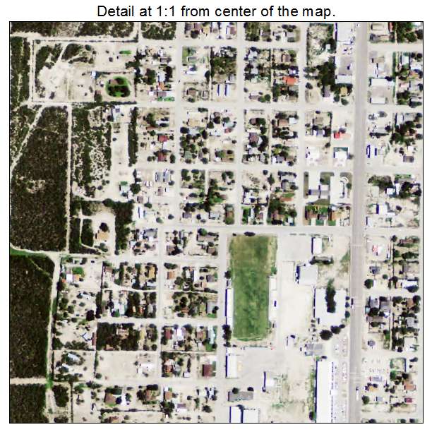 Freer, Texas aerial imagery detail