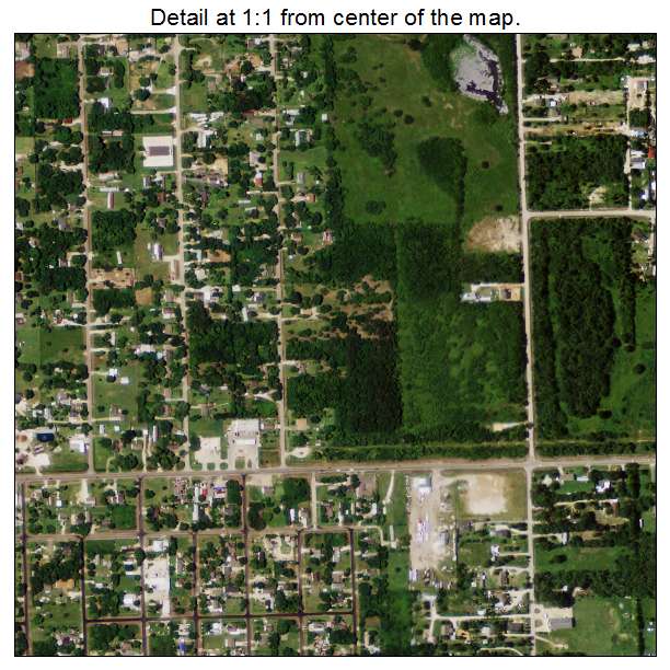 Fresno, Texas aerial imagery detail