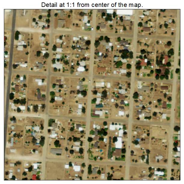 Friona, Texas aerial imagery detail