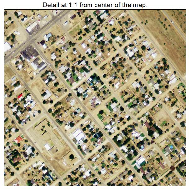 Fritch, Texas aerial imagery detail