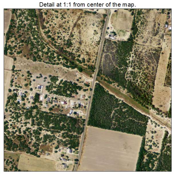 Fronton, Texas aerial imagery detail