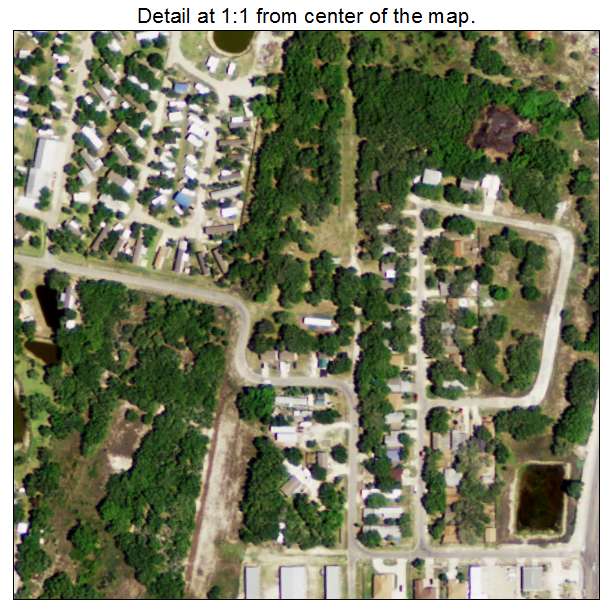 Fulton, Texas aerial imagery detail