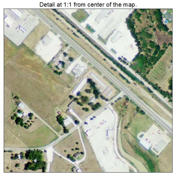 Aerial Photography Map Of Godley TX Texas