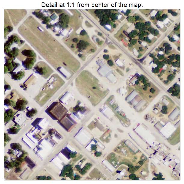 Gorman, Texas aerial imagery detail