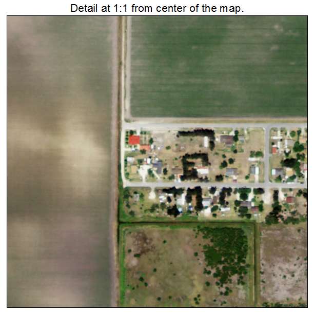 Grand Acres, Texas aerial imagery detail