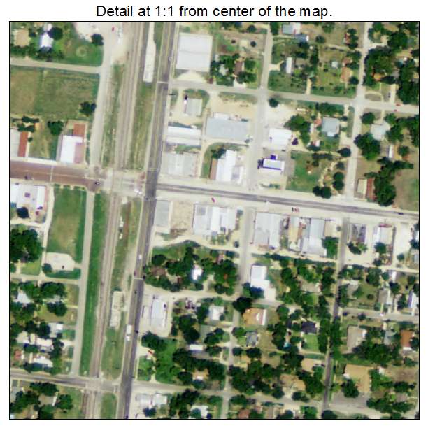 Granger, Texas aerial imagery detail