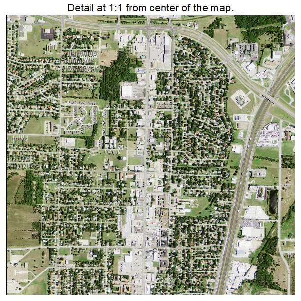 Greenville, Texas aerial imagery detail