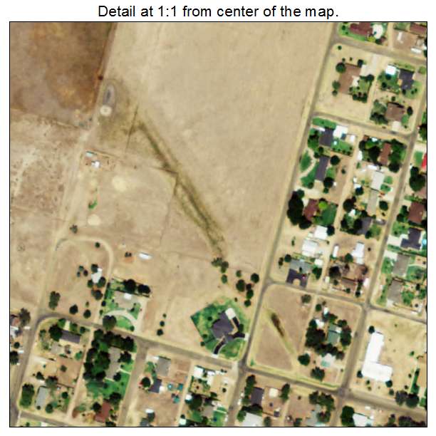 Groom, Texas aerial imagery detail