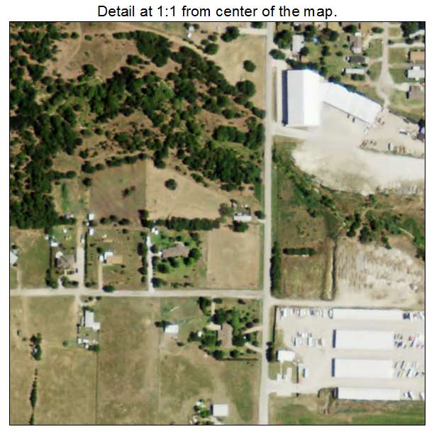 Hackberry, Texas aerial imagery detail