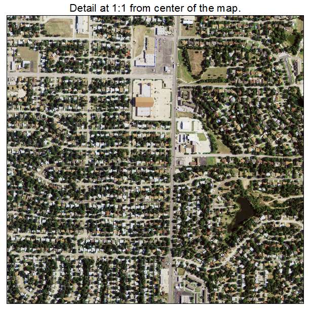 Haltom City, Texas aerial imagery detail