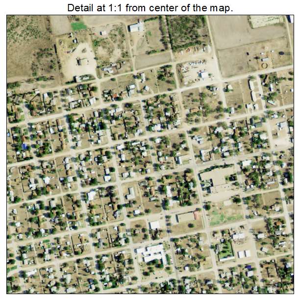 Hamlin, Texas aerial imagery detail