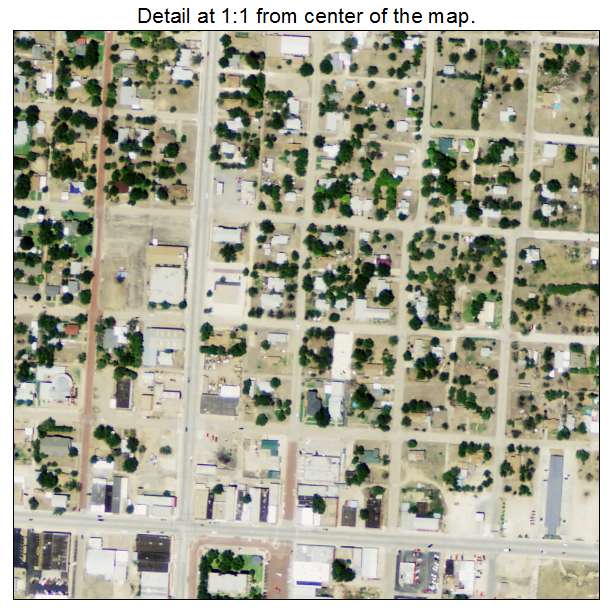 Haskell, Texas aerial imagery detail