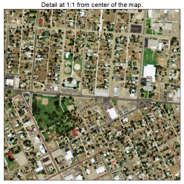 Hereford, Texas aerial imagery detail