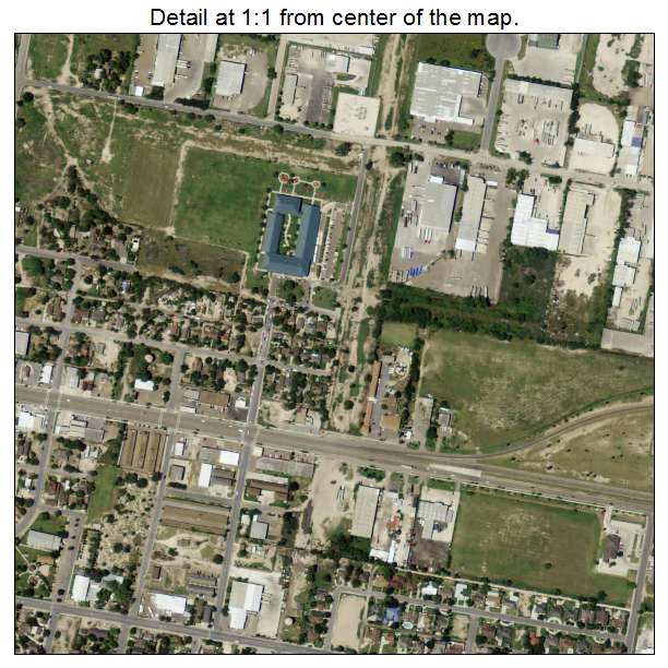 Hidalgo, Texas aerial imagery detail