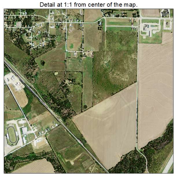 Hillsboro, Texas aerial imagery detail