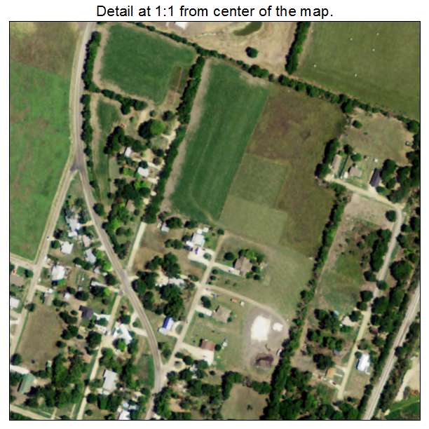 Holland, Texas aerial imagery detail