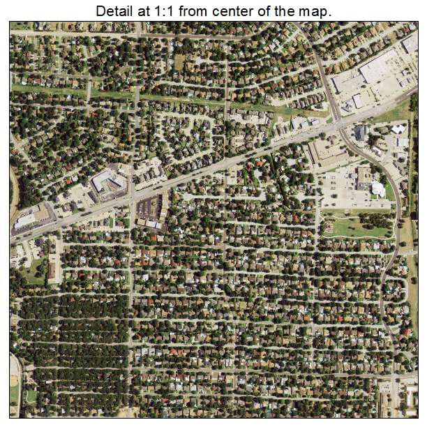 Hurst, Texas aerial imagery detail