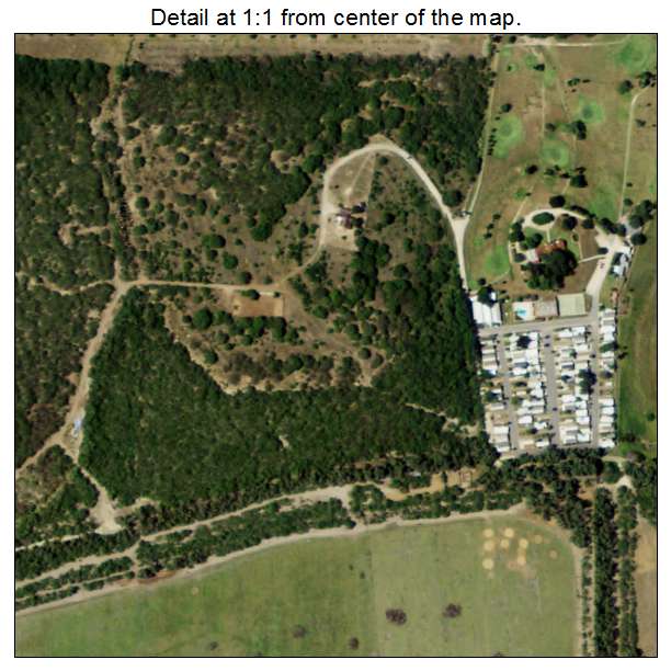 Indian Hills, Texas aerial imagery detail