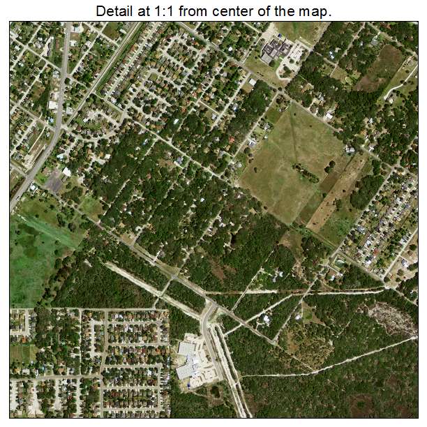 Ingleside, Texas aerial imagery detail