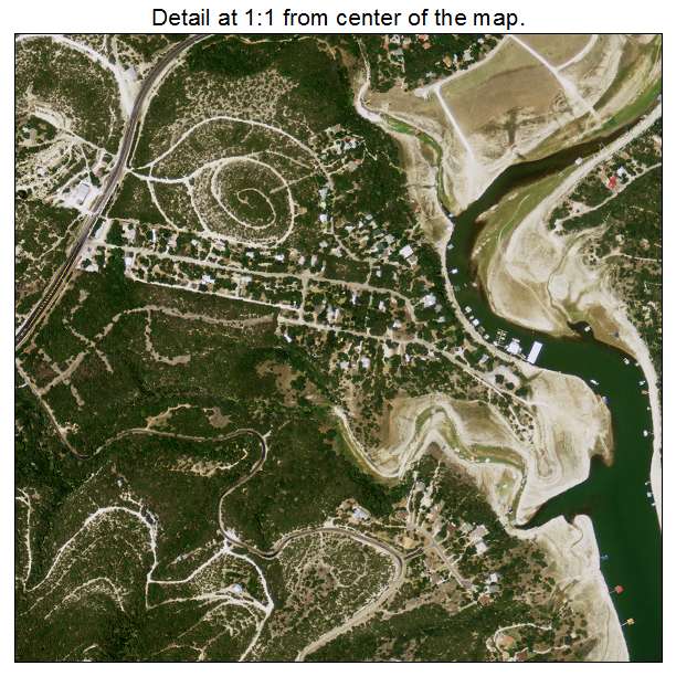 Jonestown, Texas aerial imagery detail
