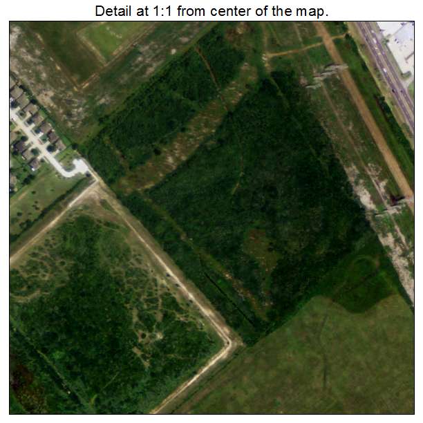 Kemah, Texas aerial imagery detail