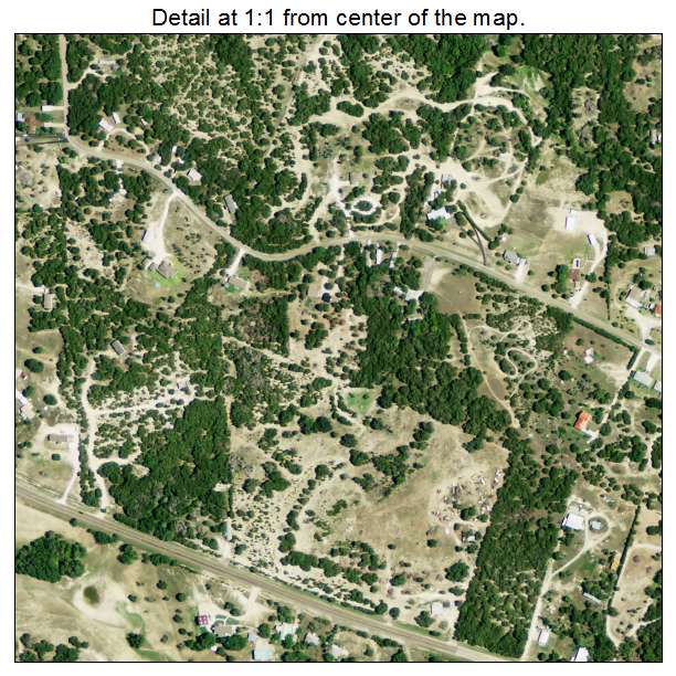 Kempner, Texas aerial imagery detail