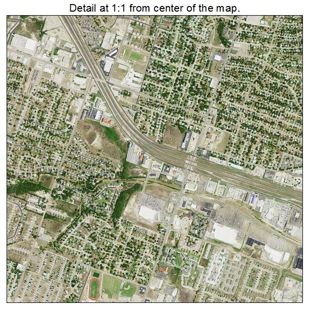 Aerial Photography Map of Killeen, TX Texas