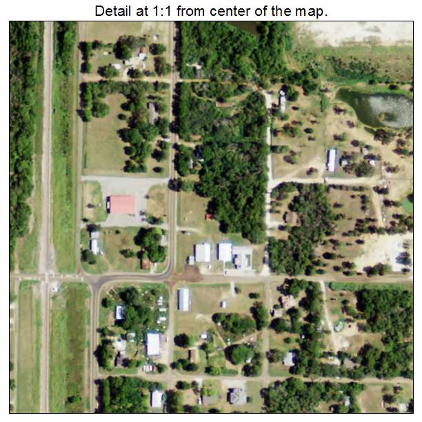 Kirvin, Texas aerial imagery detail