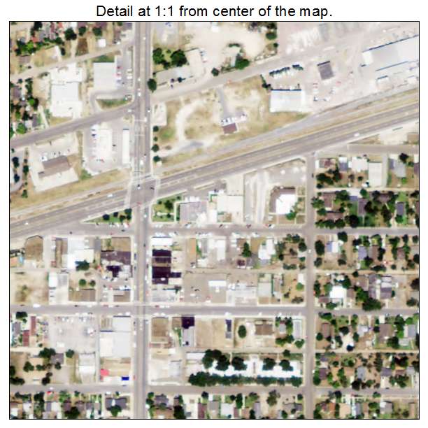 La Feria, Texas aerial imagery detail