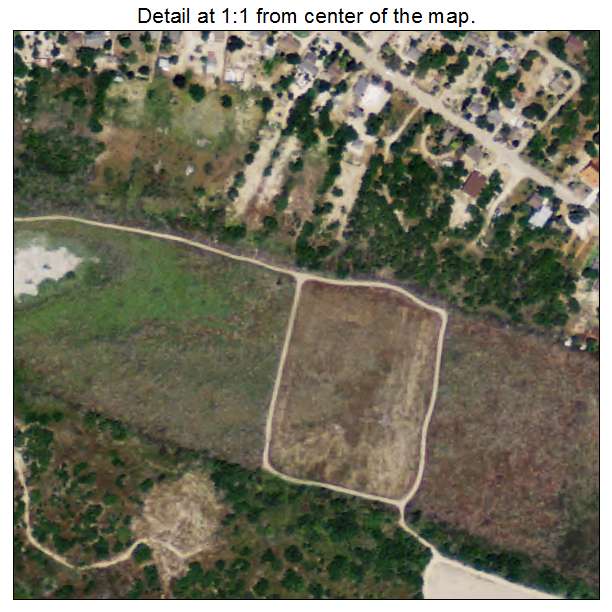 La Grulla, Texas aerial imagery detail