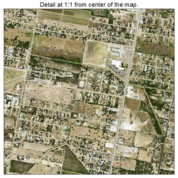 La Homa, Texas aerial imagery detail