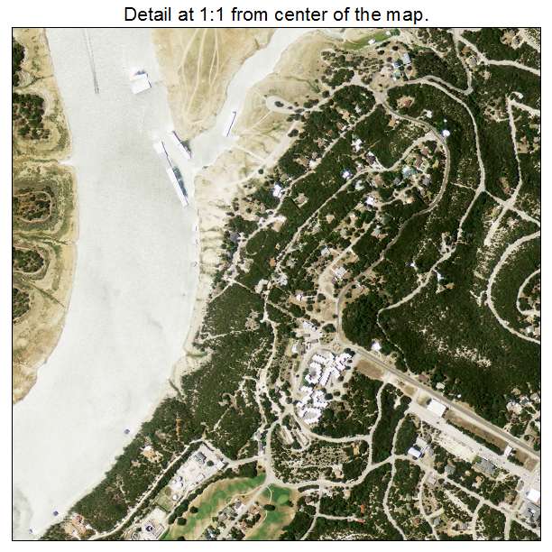 Lago Vista, Texas aerial imagery detail