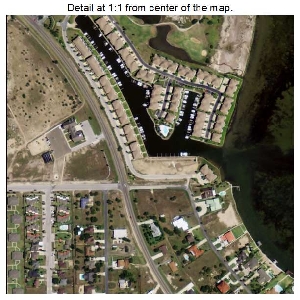 Laguna Vista, Texas aerial imagery detail