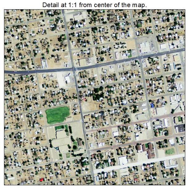 Lamesa, Texas aerial imagery detail
