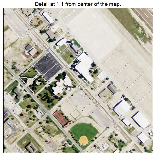 Laughlin AFB, Texas aerial imagery detail