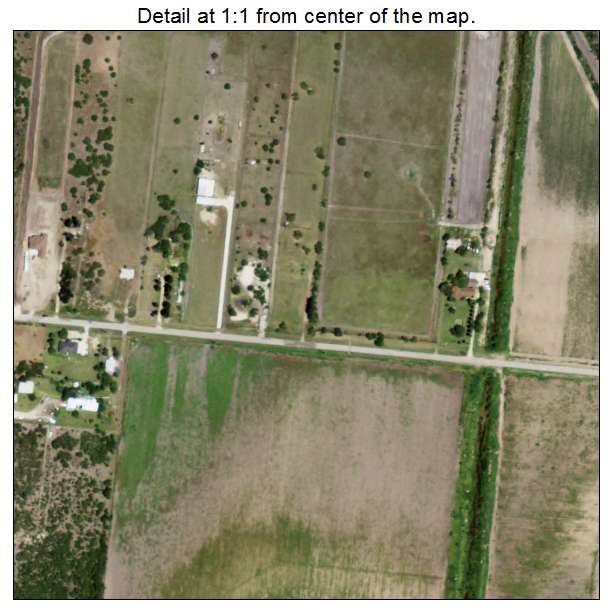 Laureles, Texas aerial imagery detail