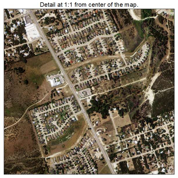 Leander, Texas aerial imagery detail