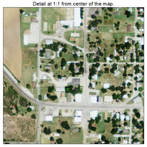 Lipan, Texas aerial imagery detail