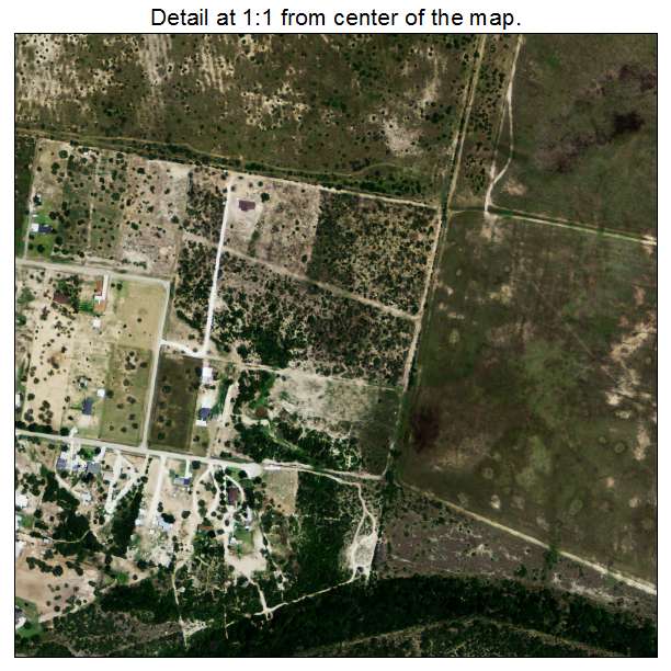 Loma Linda East, Texas aerial imagery detail