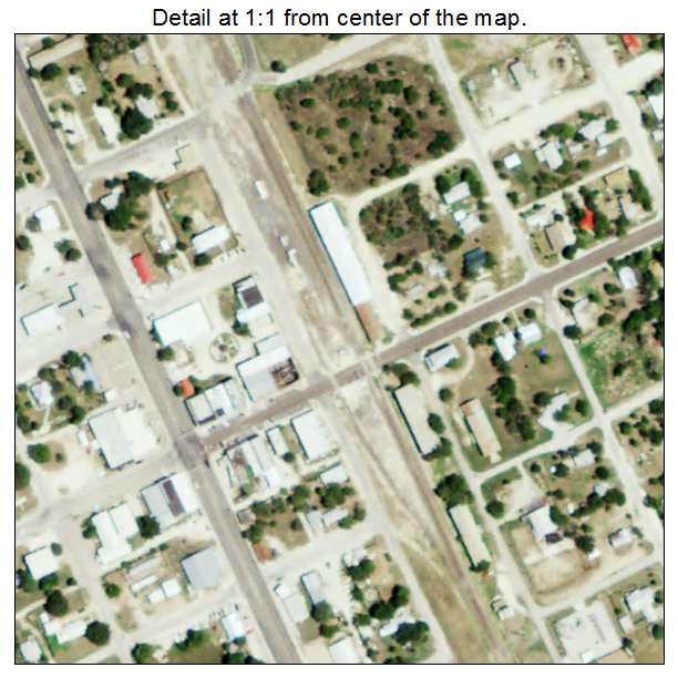 Lometa, Texas aerial imagery detail