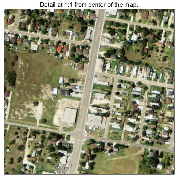 Lopezville, Texas aerial imagery detail